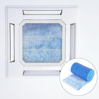 12x90 Inch Cut to Fit Air Filter Roll - MERV 8 Up to 50 Filters Cut to Size Air Filter Material Roll