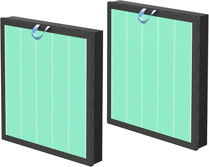 Vital 100S-P Toxin Absorber Replacement Filter Compatible with LEVOIT Vital 100S and 100S-P Air Purifier, Vital 100S-P Toxin Absorber Filter for Vital 100S-RF-TX, 2 Pack, Green
