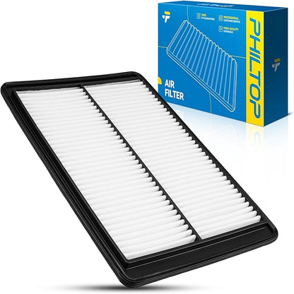 PHILTOP Engine Air Filter, CA10494 Compatible with Pontiac Solstice 2006-2009, Saturn Sky 2007-2010, Fisker Karma 2012, Rigid Panel