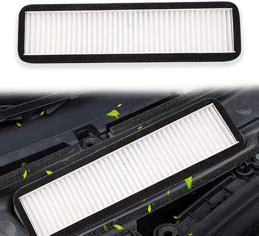 Air Intake HEPA Filter Air Intake Grille Cover Compatible with Tesla Model 3 2020 2019 2018 Air Inlet Vent Accessories A/C Internal Filter Protection Interior Replacement External