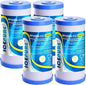 5 Micron 10" x 4.5" Whole House Water Filter Compatible with GE FXHTC, GXWH40L, RFC-BBSA, W50PEHD, Whirlpool WHKF-GD25BB, GXWH35F, GNWH38S, Dupont WFHD13001, Pentek R50-BB, 4WH-HDGR-F01 4PACK