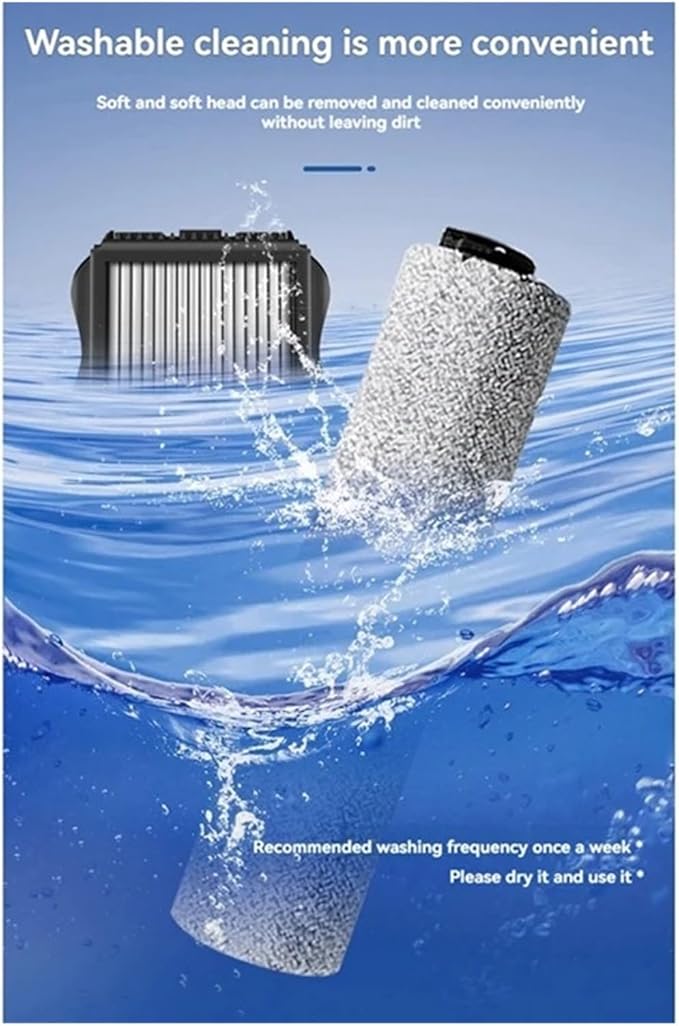 L99A-Brush Roller&Filter Replacement，Compatible For Tineco，1.0 Cordless Wet Dry Vacuum Floor Scrubber Cleaner Parts