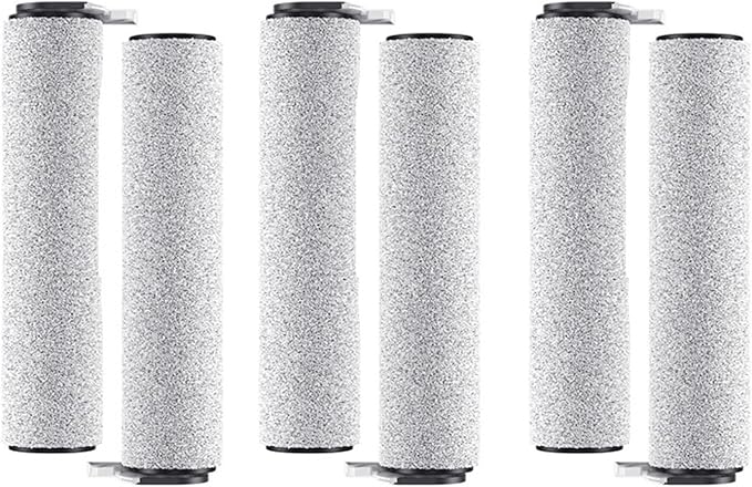 Cordless Wet And Dry Vacuum Cleaner Scrubber Roller Brushes Kit Replacement Parts Accessories,compatible For Xiaomi ，W20 2C 4C(6pcs)