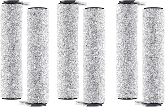 Cordless Wet And Dry Vacuum Cleaner Scrubber Roller Brushes Kit Replacement Parts Accessories,compatible For Xiaomi ，W20 2C 4C(6pcs)