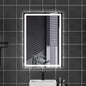 500 X800 mm Illuminated Backlit LED Bathroom Mirror, Wall Mounted Multifunction Bathroom Vanity Mirror with Lights and Demister Pad, Energy-Saving Illuminated Smart Mirror