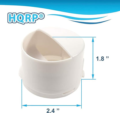HQRP Water Filter Cap compatible with Kenmore Maytag Whirlpool Kitchen Aid Jenn Air 2260502W WP2260518W PS896110 2260518B PS969168 EAP969168 1058146 2260502 AP6006882 AH896110 EDR3RXD1 Refrigerator