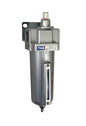 3/4" NPT Industrial Coalescing 0.01u Micron Filter Removes 99.98% of Oil, Moisture Vapor, Aerosols from Compressed Air Lines, 5oz Bowl, Manual Drain