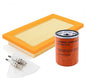 6485 Maintenance Kit for Generac 16-26kW Air Cooled Standby Generators - Compatible with 22kW 24kW Guardian Series, Includes 070185E Oil Filter, 0J8478S Air Filter, RC12YC Spark Plugs