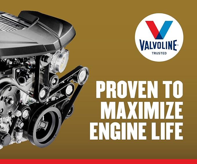Valvoline Extended Protection High Mileage with Ultra MaxLife Technology 5W-30 Full Synthetic Motor Oil 5 QT (Pack of 2)