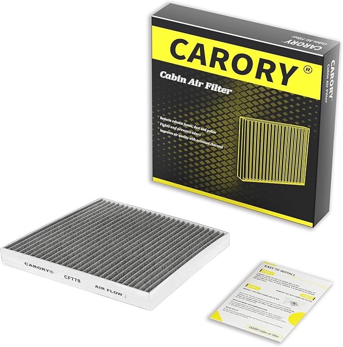 Cabin Air Filter w/Activated Carbon for 2011–2016 Cruze, 2013–2015 Malibu, 2013–2022 Trax, 2013–2022 Encore, 2012–2020 Sonic, 2010–2016 SRX, 2010–2016 LaCrosse, 2013–2022 Spark, and More