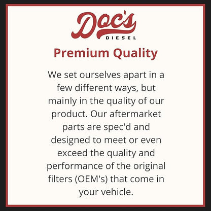 DOC'S DIESEL 6.6L Duramax Air Filter 2017-2019 | Replaces A3231C | 3 Pack | OEM Grade Air Filter