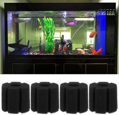 4-Pack Sponge Filter Foam Biochemical Sponge Replacement Aquarium Fish for Tank Accessories Pre SPO Aquarium Fish Tank Replacement Sponges