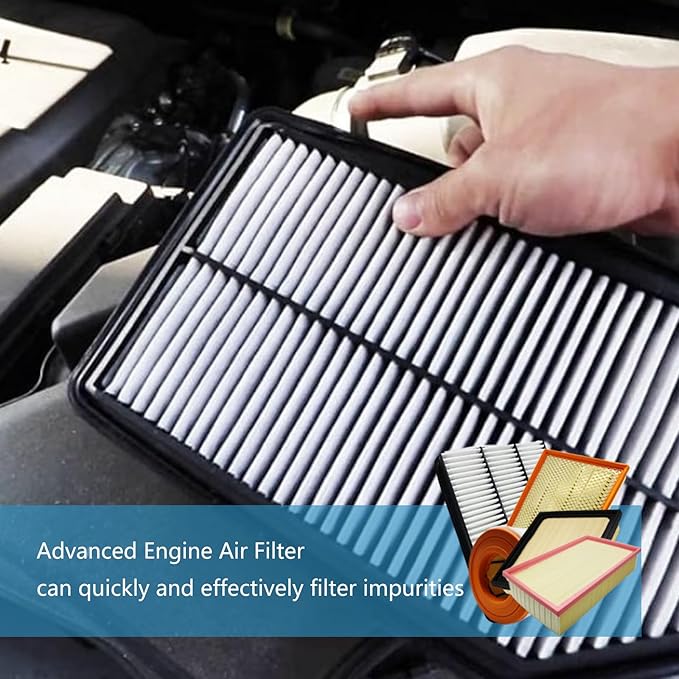 For Engine & Cabin Air Filter For Acura MDX 3.5L (2022-2024), Pilot 3.5L (2023-2024). Replacement for CP182, CF11182, 80291-T5R-A01, 1722061AA00.
