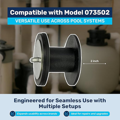 RV20069 Ortega Check Valve SEAT Assembly with O-Ring | Direct Replacement for V20-069 | Compatible with 073503 | Essential Pool Maintenance Accessory