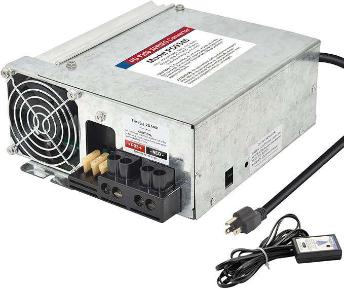 PD9345 RV Power Converter replacement-9300 Series Converter,45Amp 120V to 12V RV Converter Charger for RV Camper Caravans Trailer Battery,725W