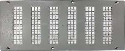 RazAir™ Crawlspace Vent with Screen 16"x6.5" - Easy Install - Weatherproof & Sturdy Paintable ABS Polymer, Moisture Mold Reducing Great for Crawlspace, Garage, Attic, Soffit, and Undereave