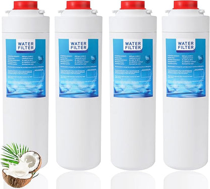Water Filter 51300, Compatible with Bottle Stations Filter 51300 ERF750 EWF3000 (No Chip 4-Pack)