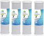 CFS – 10“ x 2.5” Carbon Block Water Filter Cartridge Compatible with Flow-Pur 8, WCBCS-975-RV Models – Removes Bad Taste and Odor – Whole House Replacement Filter Cartridge – 4 Pack