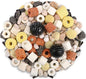 Hamiledyi Aquarium Filter Media 12 in 1 Bio Balls Ceramic Rings Fish Tank Pond Biofilter Filter Media 500 Grams with Mesh Bag
