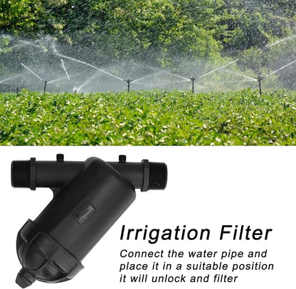 120 Mesh Drip Filter G1 1 2 Male Thread Screen Filter For Gardening Greenhouse Irrigation With High Flow Capacity And Clog Design