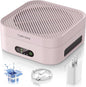 Air Purifiers for Home, TDBYWAE Air Purifier for Bedroom Up to 600 ft², H13 True HEPA Air Purifier for Pets Dust Dander Pollen Odor Smoke, with New Quiet Wind Wheel System, for Desk/Car/Travel（Pink）