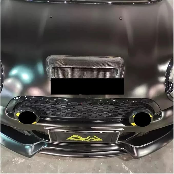 Compatible For Mini And COOPER S R56 07-14 Car Air Flow Intake Hood Scoop Vent Bonnet Decorative Covers Center Side Air Outlet Hood