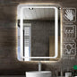 LED Bathroom Mirror with Lights Sensor Switch Illuminated Bathroom Mirror with Demister Pad for Makeup Cosmetic Shaving…
