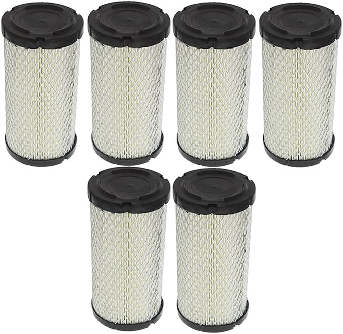 waltyotur 6 Pcs Air Filter 4163715 11013-1290 25 083 02-S 1G659-11222 Replacement for Kubota Bobcat Kawasaki Kohler