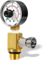 RV40600 98209800 Brass Air Relief Valve with Pressure Gauge, Air Release Valve Replacement Parts For All FNS, FNS Plus, Clean and Clear, Quad DE, Predator, 4000 Series, EasyClean, Warrior Pool Filter
