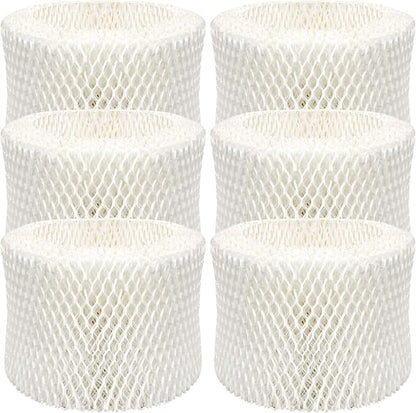 Funmit Humidifier Filters Replacement for Honeywell Humidifier Filter HAC-504 HAC-504AW and Honeywell Filter A, Replacement for Honeywell HCM-350 HCM-500 HCM600 Cool Mist Humidifiers, 6 Pack, White
