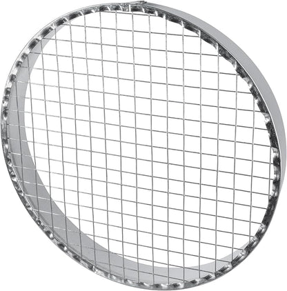 Repa Market Ø10 Inch Duct Cover – Galvanized Steel Round Duct Cap with Mesh Screen – HVAC Exhaust or Intake Vent – Exterior Pipe Air Outlet – Spiral Ventilation Ducting Metal End Plug