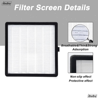 Nail Dust Collector Replacement Filters,1 Pack Nail Tech Dust Collector Filter Square for Electric Nail Dust Collector Machine Manicure Store