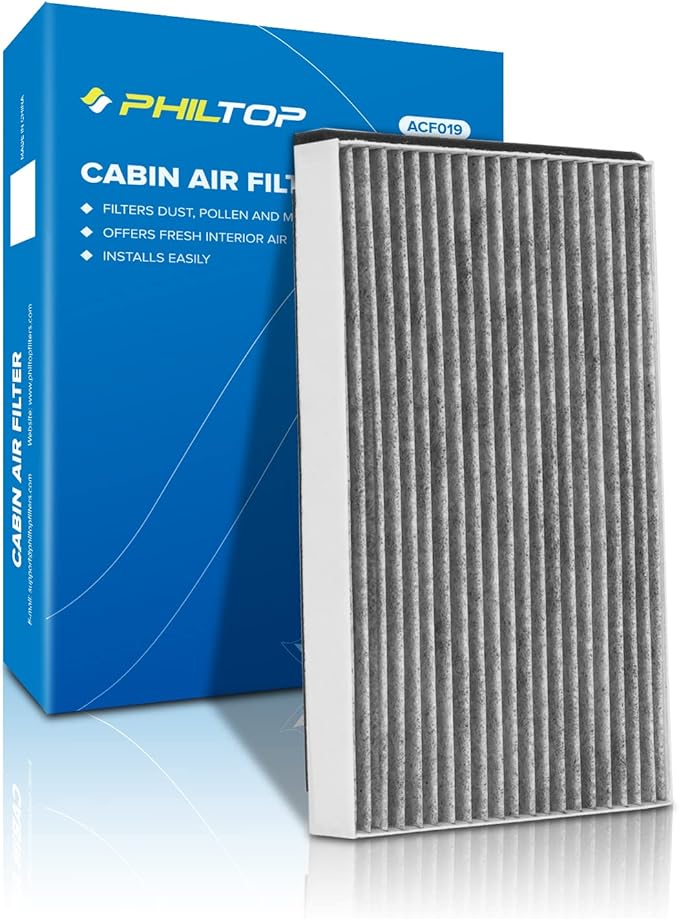 PHILTOP Cabin Air Filter w/Activated Carbon, Compatible with CF8392A Chevrolet Impala, Impala Limited, Monte Carlo, Buick LaCrosse, Century, Regal, Pontiac Grand Prix, Oldsmobile Intrigue