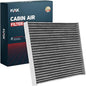 KAX Cabin Air Filter with Activated Carbon, CF10728 Replacement for Hyundai Elantra 2007-2016, Kia Forte 2014-2018, Hyundai Accent 2008-2011, Passenger Compartment Air Filter