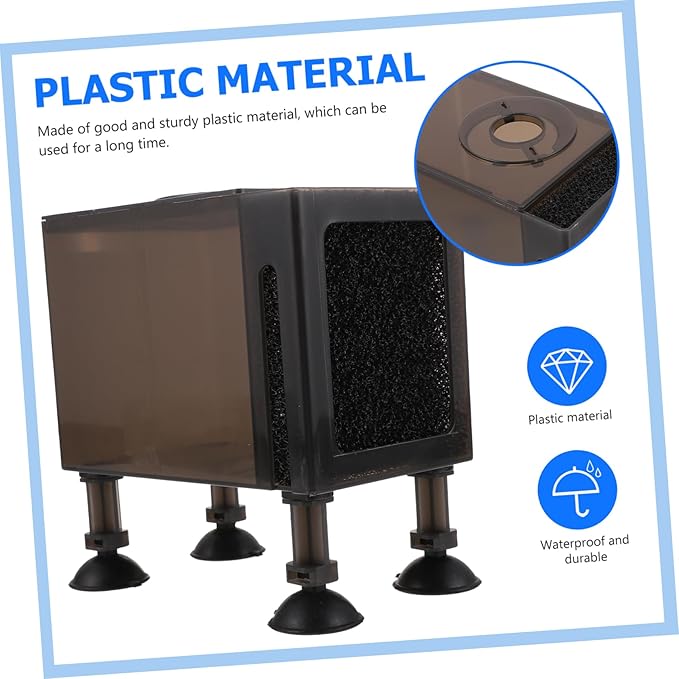 Happyyami 1set Protective Pump Container Box Filter Water Pump Enclosure for Aquariums Outdoor Use and Household Applications Large