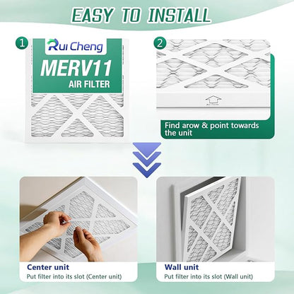 4 Pack Updated 4.5x11x1Air Filter, pertain Merv 11 HVAC Pleated A/C Furnace Filters (Actual Size: 4.5x10.5x0.75)