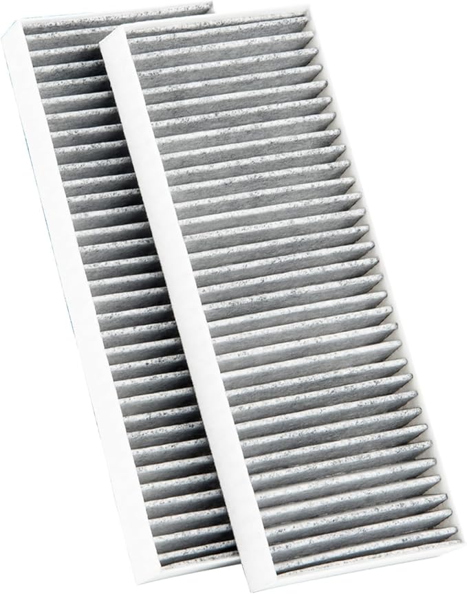 KAX Cabin Air Filter with Activated Carbon, CF10553 Replacement for Frontier 2015-2019, Pathfinder 2005-2012, Xterra 2005-2015, Pack of 2