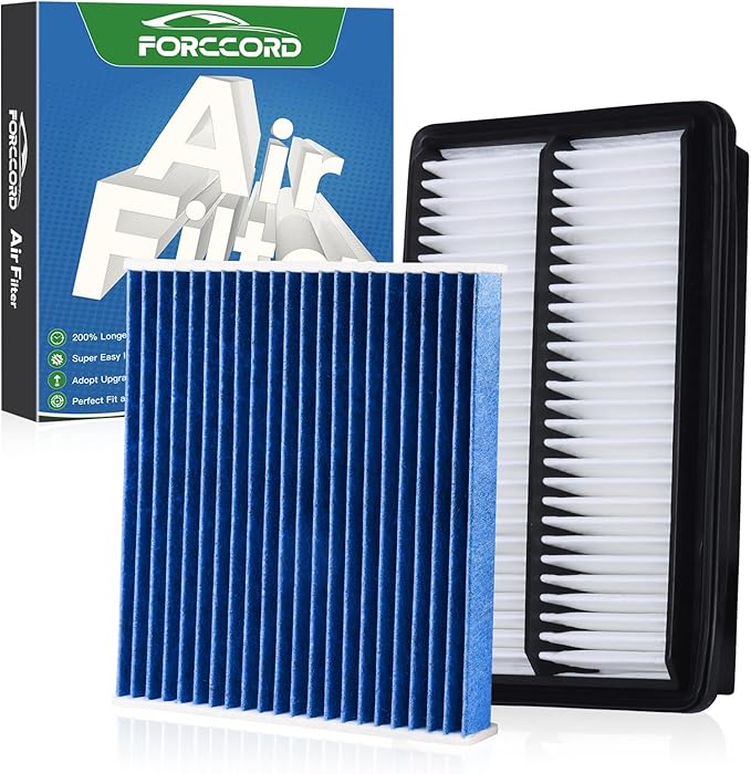 Cabin & Engine Air Filter Fit for Acura TLX 2021-2025 2026 L4 2.0L, Honda Odyssey V6 3.5L 2018-2025 2026 Activated Carbon Cabin Filter Replacement CF11182 CA12061 Car Accessories