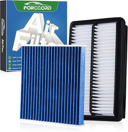 Cabin & Engine Air Filter Fit for Acura TLX 2021-2025 2026 L4 2.0L, Honda Odyssey V6 3.5L 2018-2025 2026 Activated Carbon Cabin Filter Replacement CF11182 CA12061 Car Accessories