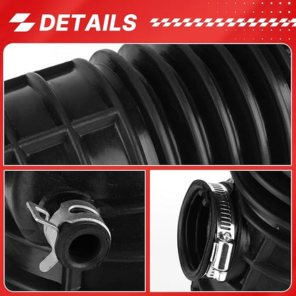 17228-RYP-A00 Air Intake Hose Tube with Clamps for 2006 2007 2008 Honda Pilot 3.5L
