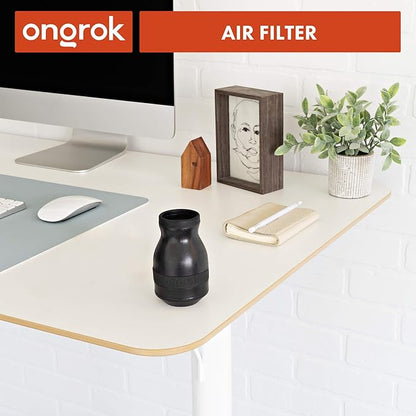 ONGROK Personal Air Filter with Plant-Based Housing, Perfect for Indoors, 310+ uses