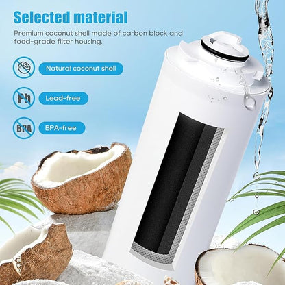 Water Filter 51300, Compatible with Bottle Stations Filter 51300 ERF750 EWF3000 (No Chip 4-Pack)