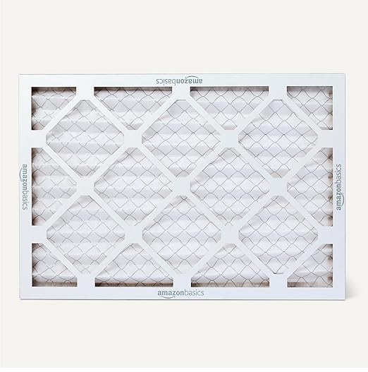 Amazon Basics MERV 5 AC Furnace Air Filter, 14x20x1 inches, 6-Pack (Actual size: 13.75" x 19.75" x 0.75")