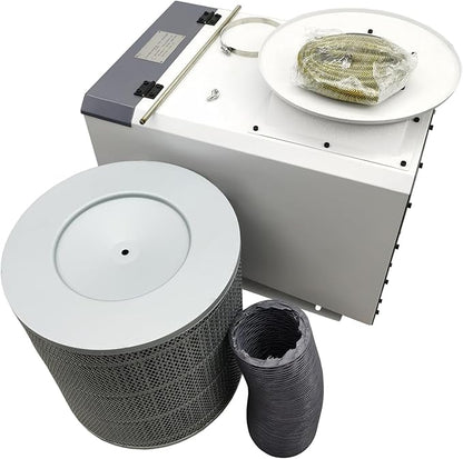 Oil Mist Collector 220V Three-phase High Airflow Mechanical CNC Oil Mist Filter 1000-1117CFM Industrial Smoke Purifier Designed for CNC Machining Centers 1500W