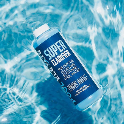 Pool Clarifier Ultimate Clarity Booster - Pool Clarifier for Crystal Clear Water, Fast Acting & Long Lasting, Reduces Cloudiness & Enhances Filter Performance, Safe for All Pools, 32 oz Pack of 3