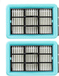 Replacement Vacuum Cleaner Roller Brush HEPA Filter for Bissell Crosswave HF2/3845N/3831 Floor Scrubber Parts, 2 HEPA Filter