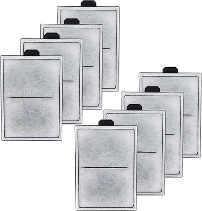 HiTauing 8 Packs PF-L Carbon Cartridge for PF20, PF30, PF40 and PF75 Power Filters
