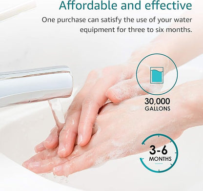 AQUA CREST AP110 Whole House Water Filter, Sediment Filter, 5 Micron, Replacement for 3M® Aqua-Pure AP110, Culligan® P5, APEC, GE FXUSC, Whirlpool®, Any 10" x 2.5" Home Water Filter, Pack of 6