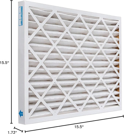 Aerostar 16x25x2 MERV 11, Pleated Air Filter, 16x25x2, Box of 6, Made in the USA