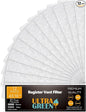4 x 10 Inch Air Vent Filter for Home Ceiling Thin, ULTRA GREEN Floor Filters Replacement for Register Work in Indoor Home Air Purifier, Air Conditioner 4" x 10" 12-Pack (White)